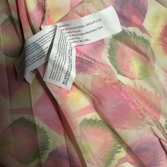 Traffic People Pink Long Sleeve V-Neck Sundress - Picture 10 of 10